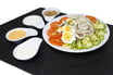 Alfredo Pizza Service Gemischter Salat mit Thunfisch, gekochtes Ei, Zwiebeln